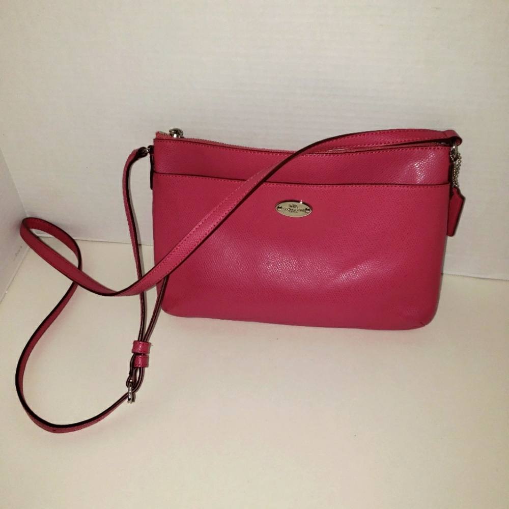 Pink Coach Crossbody Purse